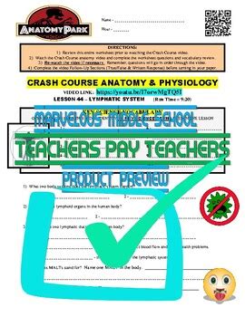 Image result for Crash Course Lymph System