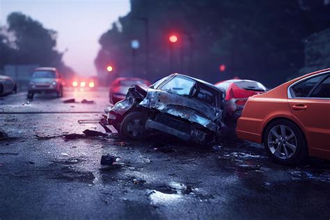 Car accident, collision on the road, render 3D 11093762 Stock Photo at ...