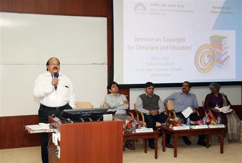 IIMB hosts seminar on Copyright for Librarians and Educators | IIM ...