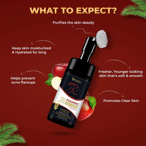 Buy OTRIX APPLE CIDER VINEGAR FOAMING FACE WASH WITH BUILT-IN BRUSH ...