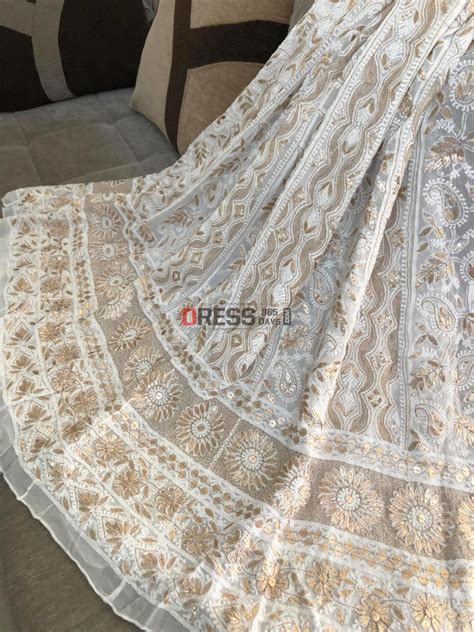 Gota Patti Lucknowi Chikankari Anarkali Suit – Dress365days
