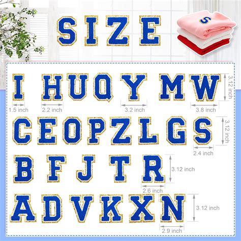 MTLEE 26 Pieces Chenille Letter Patches Iron On Letters India | Ubuy