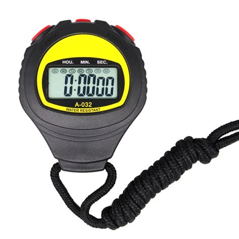 Buy Large Display Electronic Stopwatch Professional Running Timer ...