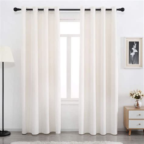 White Velvet Curtains