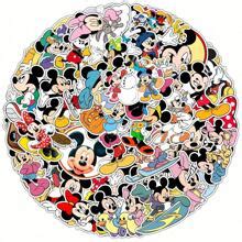 Disney 50PCS Disney Cute Mickey Minnie Anime Stickers Bike Skateboard ...