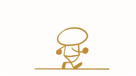 Stick Figure Walking Cycle