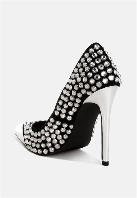 Best Discount On Online Diamante Stiletto Pumps Best Shoes