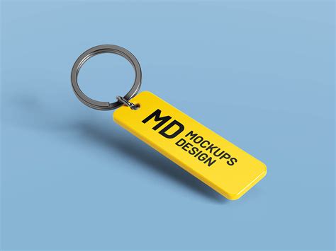 5 Free Rectangle Keychain Mockup PSD Files - Good Mockups