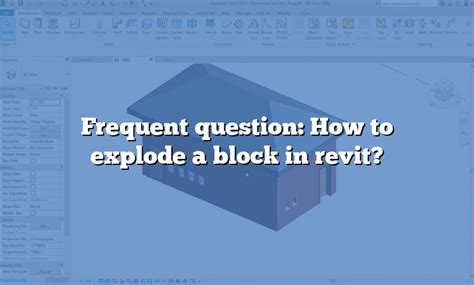 Image result for How to Explode Objects in Revit