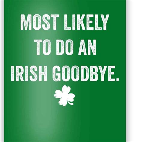 Irish Goodbye: What It Means & How It Began