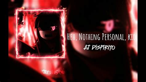 murder drones song Heh, Nothing Personal, Kid AJ Dispirito (чуть-чуть ...