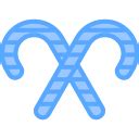 Candy cane Icons & Symbols