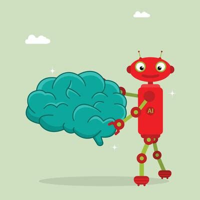 Digital Robot Brain Vector Image 的图像结果