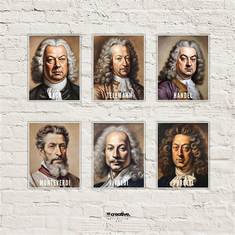 Baroque Composers Poster, Music Classroom Poster, Music Room Decor ...