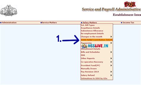 SPARK Deduction from Salary for OCKHI Disaster Relief Fund