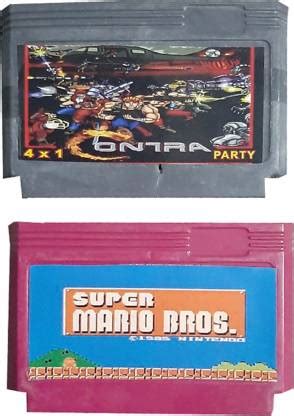 VK MART 8 Bit Tv Video Game Cassetts Like CONTRA,SUPER,MARIO,BROS,(pack ...