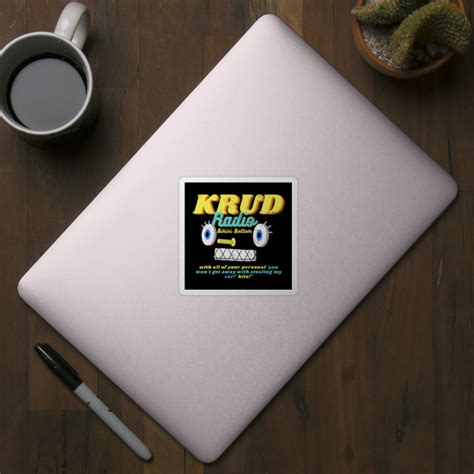 KRUD Radio - Radio Station - Sticker | TeePublic