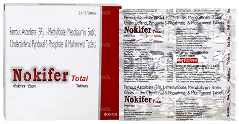 Nokifer Total Tablet 15 - Uses, Side Effects, Dosage, Price | Truemeds
