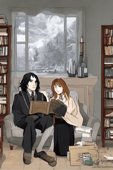 Hermione Granger And Severus Snape Fanart