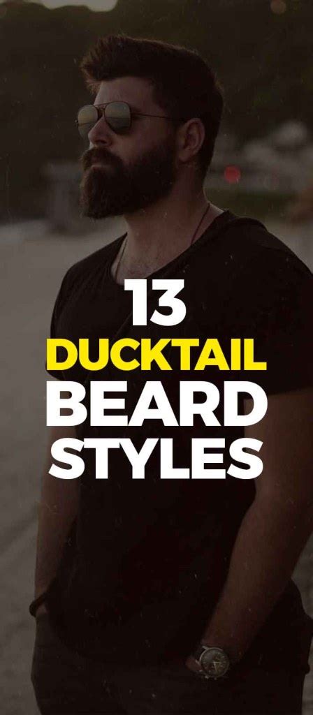 13 Styles To Suit Your Ducktail Beard - From Casual To Rugged!