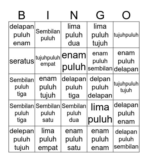 indo rummy bingo 101