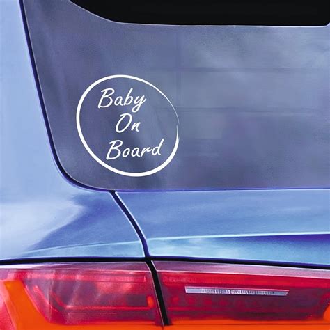 Baby On Board Car Sticker – Capital Letter Signs