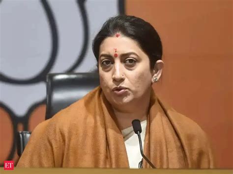 smriti irani: PM's security breach: Smriti Irani slams Punjab CM for ...