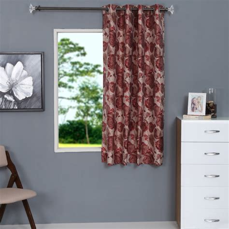 Buy Matrix Intricate Jacquard Weave Window Curtain from Home Centre at ...