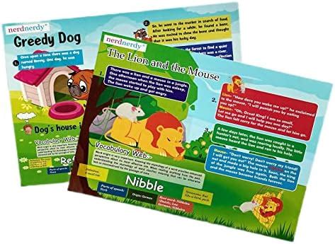 NerdNerdy English Single Page Story/Topic Card/Busy Books for Kids/Set ...