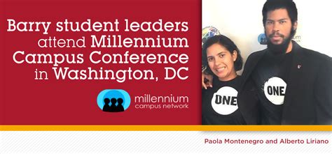 Barry University News - Barry student leaders attend Millennium Campus ...