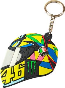 YAANATURAL Double side 46Helmet keychain Rubber Material for Men Women ...