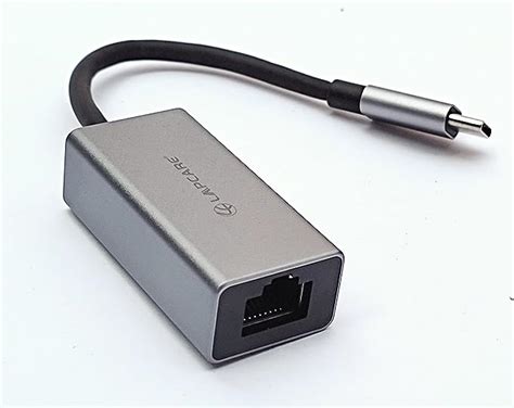 Lapcare USB C to Ethernet, Type-C (Thunderbolt 3 Compatible) to RJ45 ...