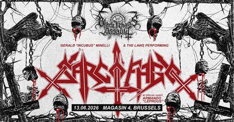 Black Khaos Assault 2026.10 at Magasin4, 13/06/26 // SARCOFAGO [BR ...