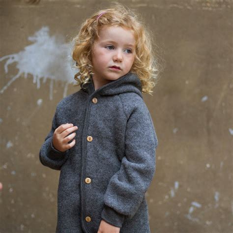 Exclusive 100% Organic Merino Wool Fleece Jacket - Slate – MamaOwl