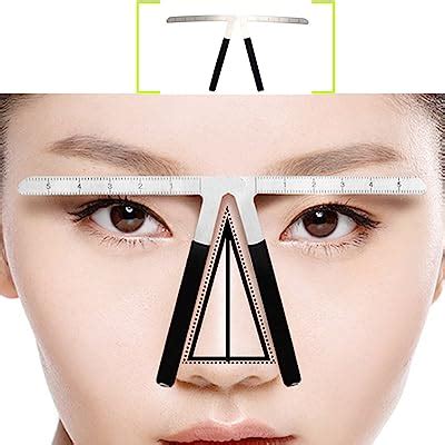 Buy AORAEM Eyebrow Ruler Grooming Makeup Stencil Shaper Three-Point ...