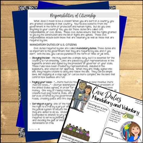 Civic Duties and Responsibilities - Social Studies Success
