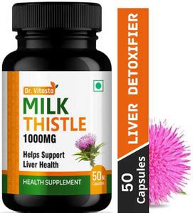 Dr.Vitasta Milk thistle,Liver detox formula for Healthy Liver Price in ...