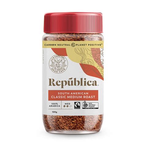 Republica - South American Instant Coffee, 100g Classic Taste ...
