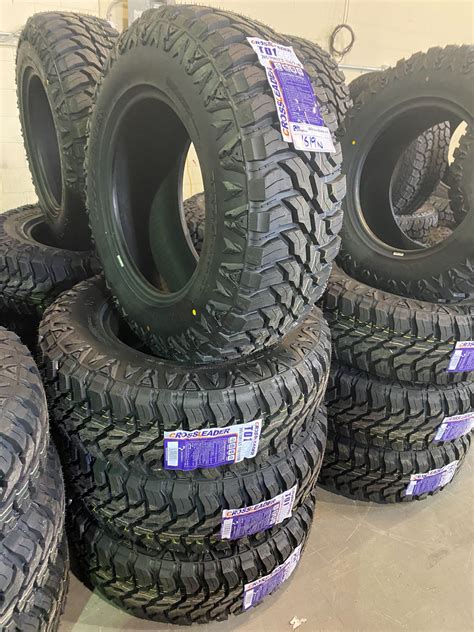 SET OF 4 NEW CROSSLEADER TIRES LT 265/70R17 MT M+S *$5/TIRE ECO-FEE*