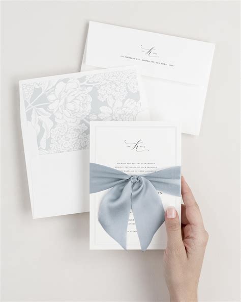 Ribbon Wedding Invitations | Shine Wedding Invitations