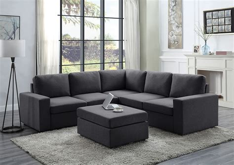15 Collection of Dark Gray Sectional Sofas