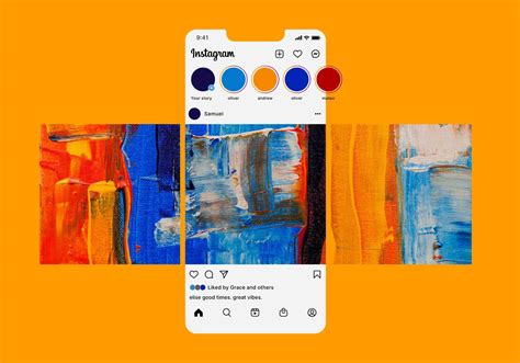 Free Instagram Post Mockup 2023 (PSD, AI)