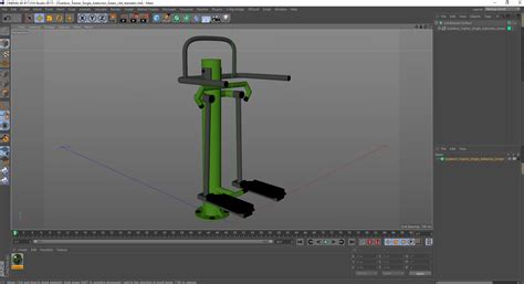Outdoor Trainer Single Adductor Green 3D | 3D Molier International