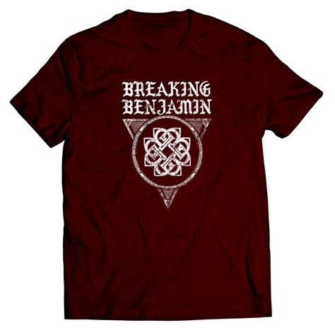Camiseta - Breaking Benjamin - Logo Crest 2 - Camisa Banda Rock ...