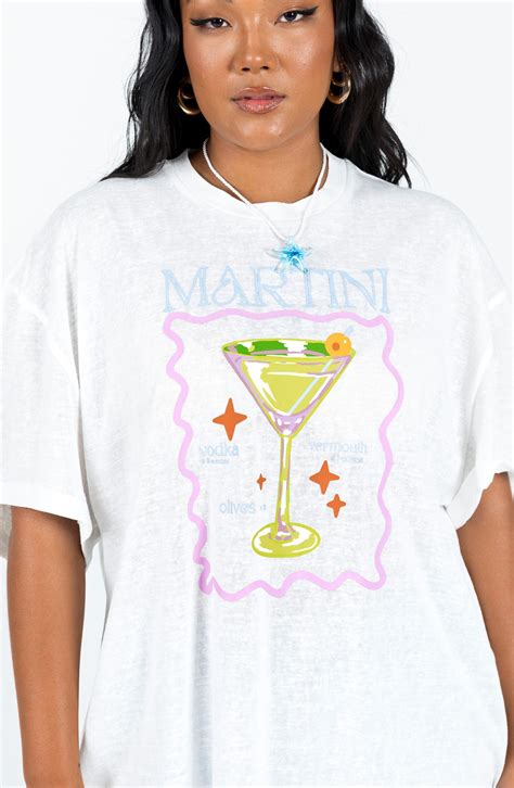 Princess Polly Martini Oversize Graphic T-Shirt | Nordstrom