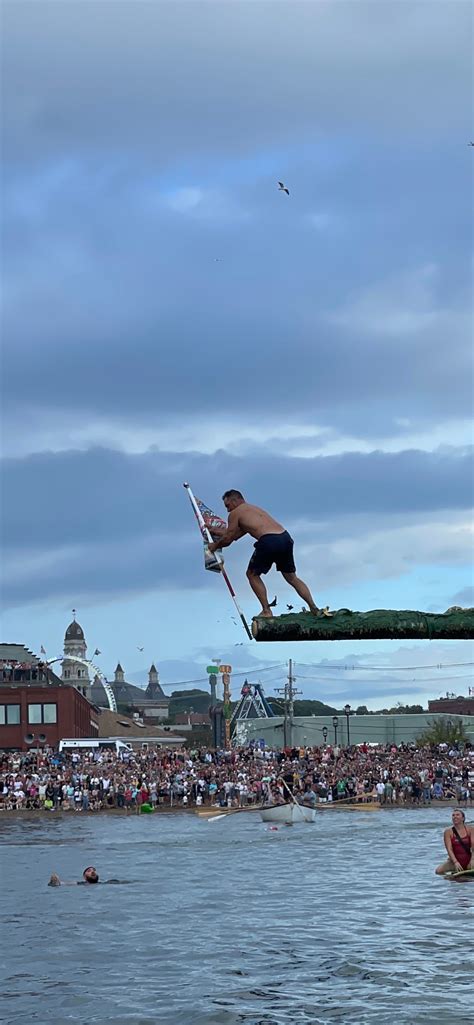 Saturday 2023 Greasy Pole Champ Steve Militello – Good Morning Gloucester