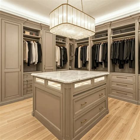 Walk In Closet Ideas With Island