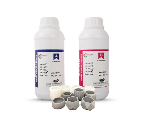 SILOCZEST Silicone Mold Making Kit,20A Liquid Silicone Rubber,1:1 ...