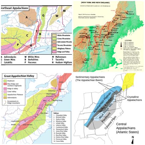 Appalachian Plateau Map - major lakes in the appalachian plateau region of georgia