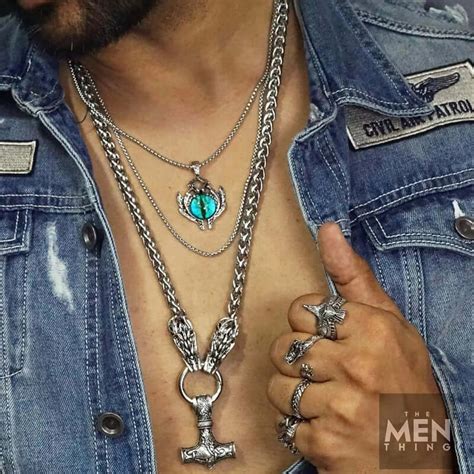 Buy Now Premium SS Pendant with Chain - NORSE VIKING WARRIOR THOR ...